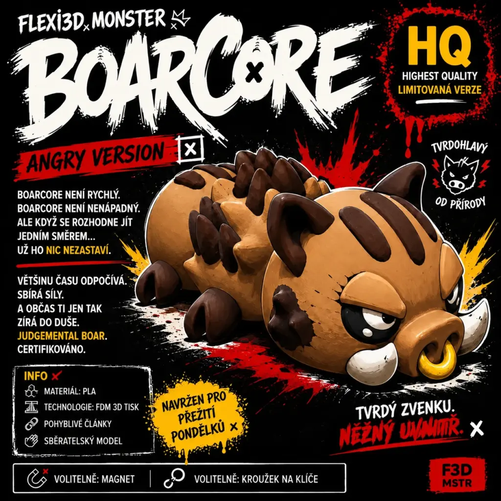 BoarCore HQ – Angry Version – sběratelský model