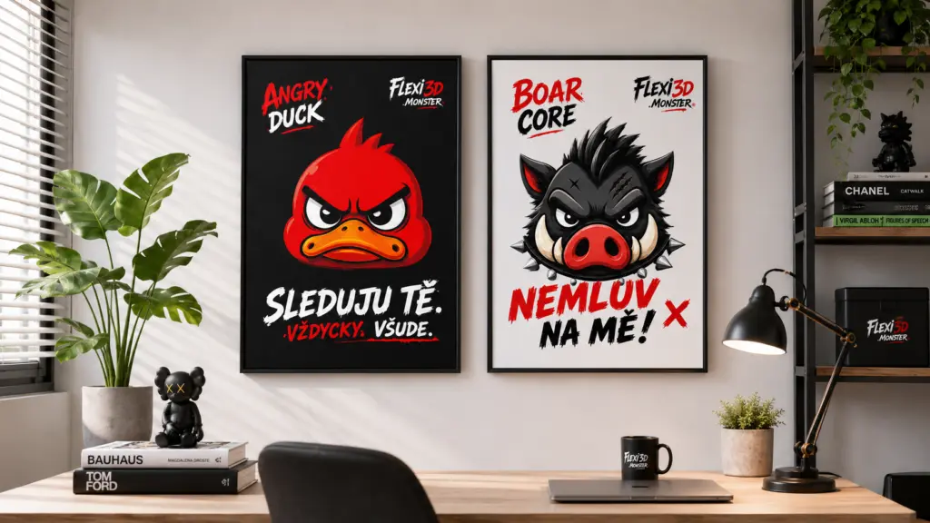 Chaos Poster s postavami flexi3D.monster