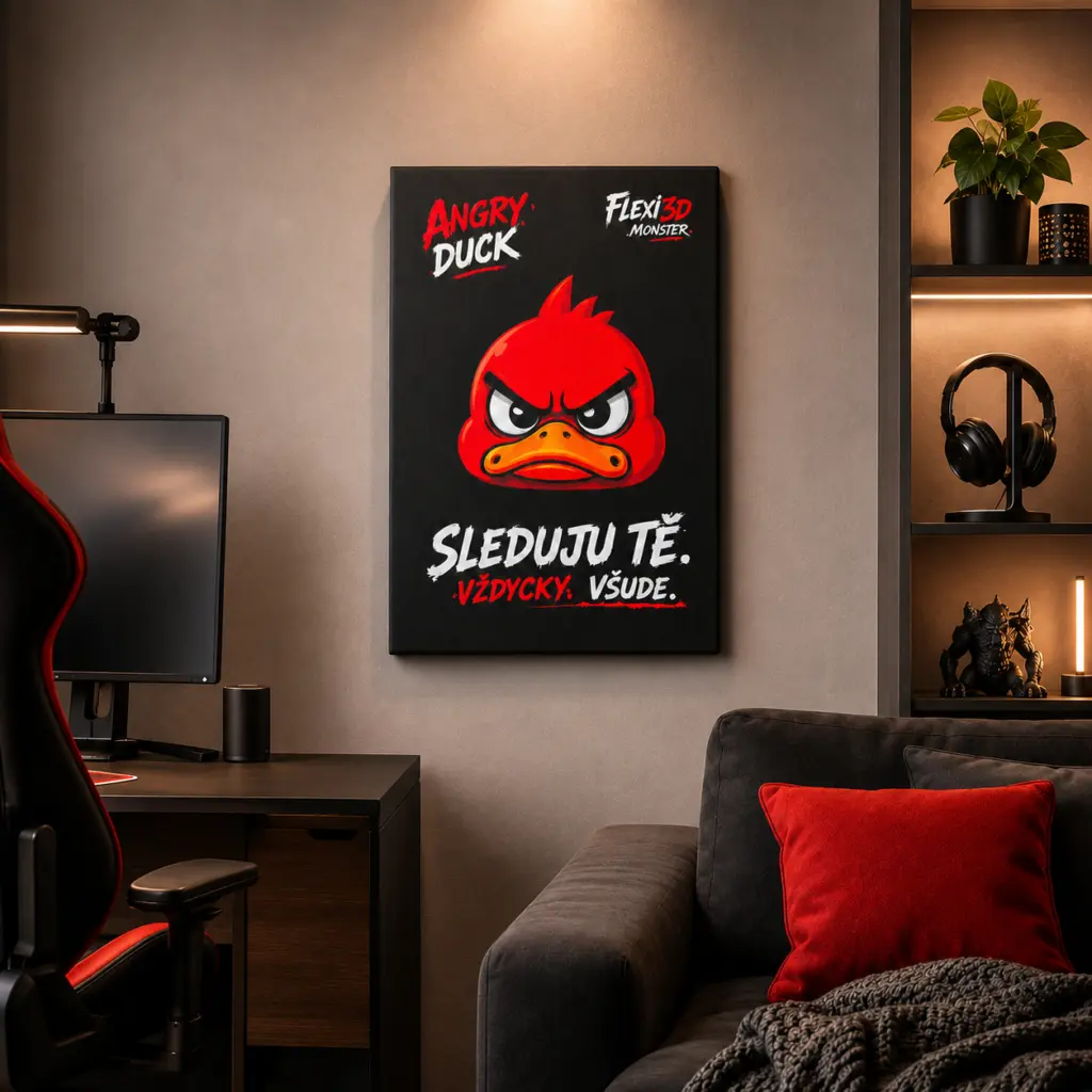 Chaos Canvas – AngryDuck: Sleduju tě