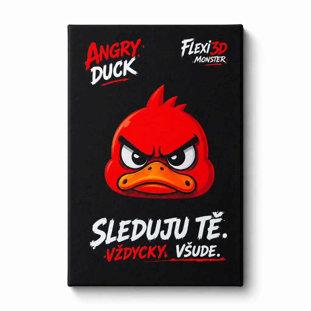 Chaos Canvas AngryDuck Sleduju tě