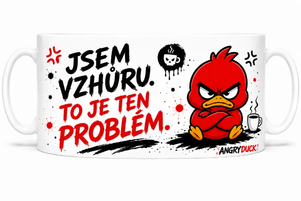 AngryDuck hrnek – Jsem vzhůru. To je ten problém.