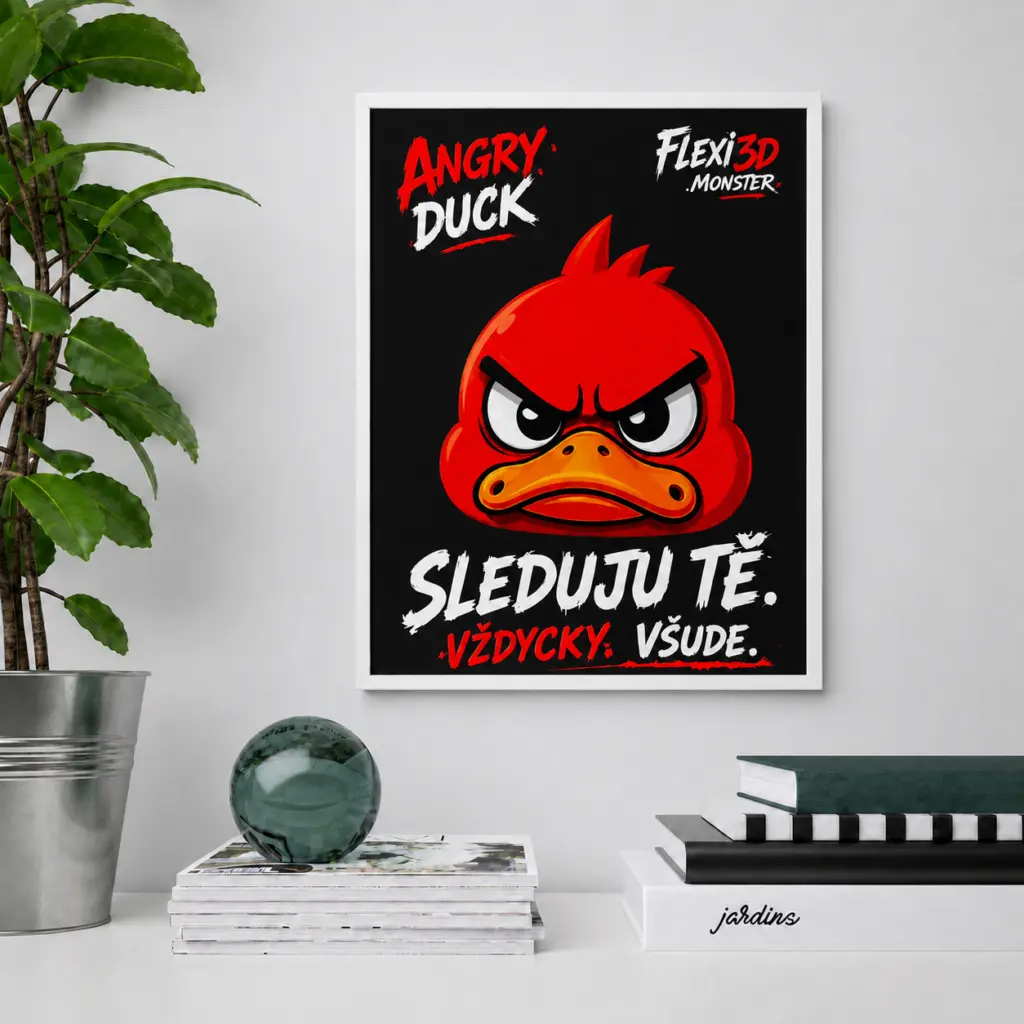 Chaos Poster – AngryDuck: Sleduju tě