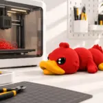 AngryDuck v dílně u nepovedeného 3D tisku